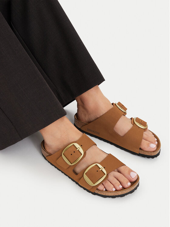 Birkenstock Natikači Arizona Big Buckle 1032989 Svetlo rjava