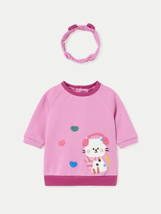 Mayoral Mayoral Повсякденна сукня 2812 Рожевий Regular Fit