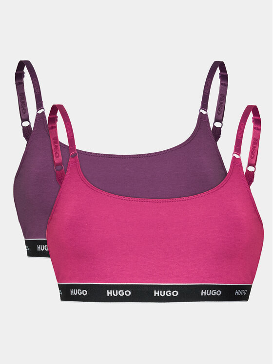 HUGO HUGO Souprava podprsenkových topů Twin Bralette 50480158 Růžová