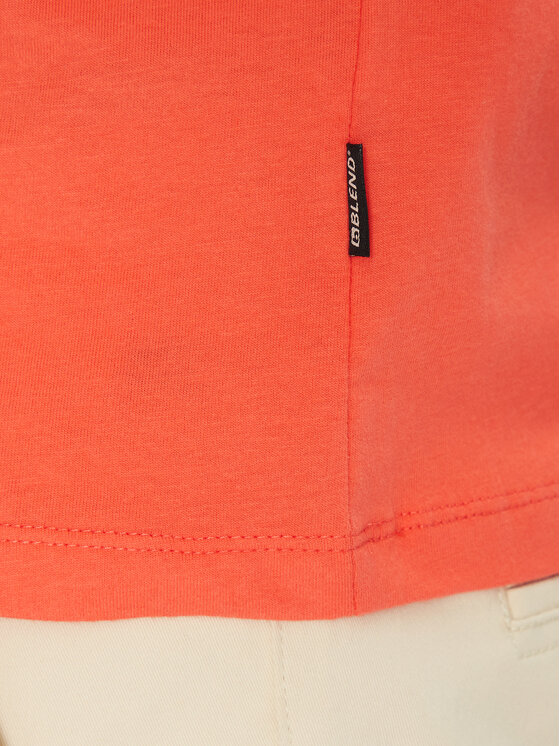 Blend Blend Marškinėliai 20717758 Oranžinė Regular Fit