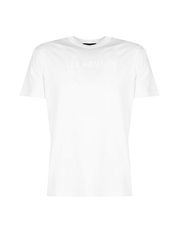 Les Hommes Les Hommes T-shirt LBT1026700F Bianco Regular Fit