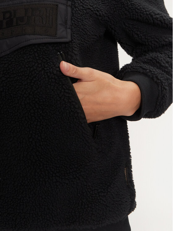 Napapijri Napapijri Fleece Seline NP0A4HYO Μαύρο Relaxed Fit