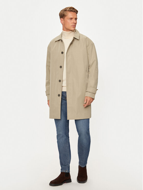 Only & Sons Only & Sons Тренч Mac 22030393 Бежевий Regular Fit