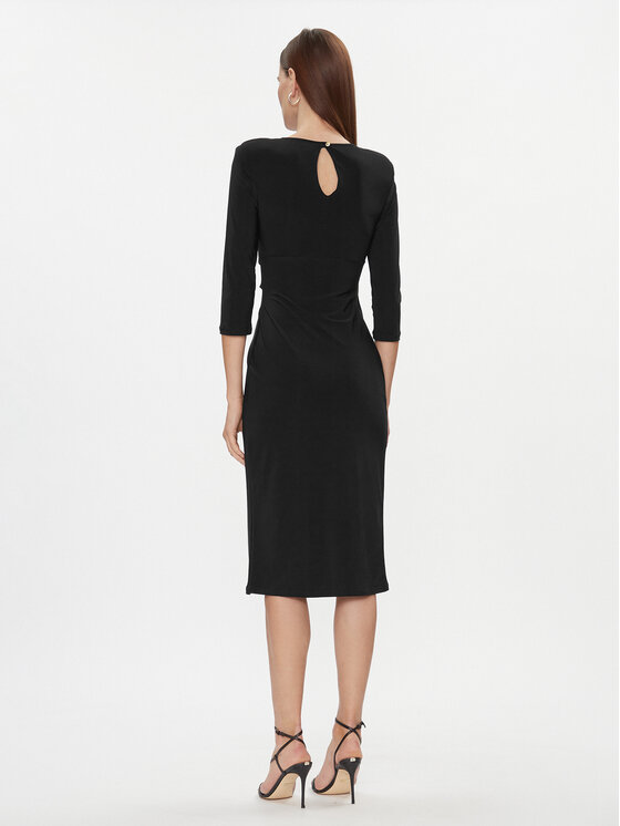 Rinascimento Rinascimento Kokteilinė suknelė CFC0019355002 Juoda Regular Fit