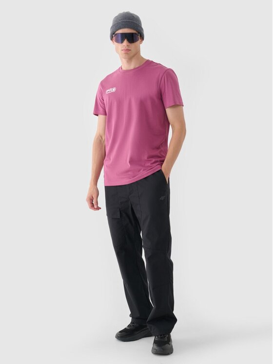 4F 4F T-shirt 4FRAW24TTSHM2602-60S Rosso Regular Fit