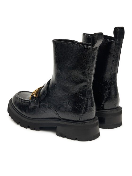 TWINSET TWINSET Členková obuv 252TGT082 Čierna