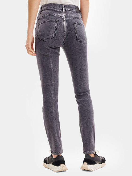 Desigual Desigual Jeans hlače 23WWDD91 Siva Slim Fit