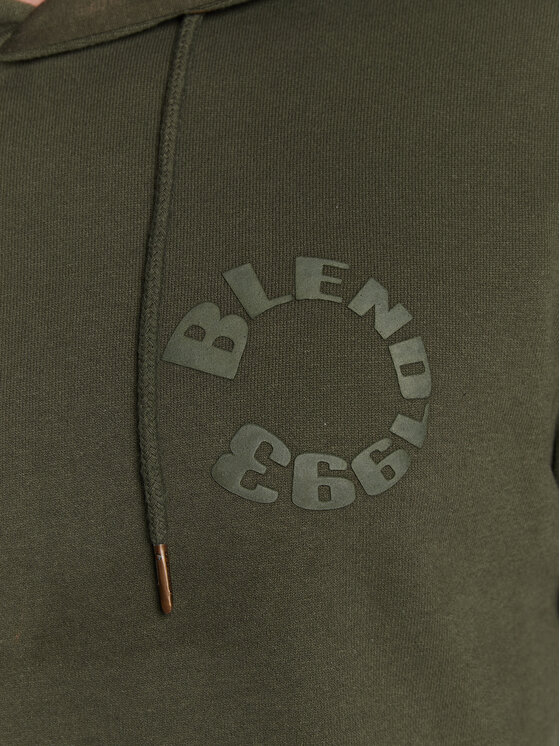 Blend Blend Džemperis ar kapuci 20714584 Zaļš Regular Fit