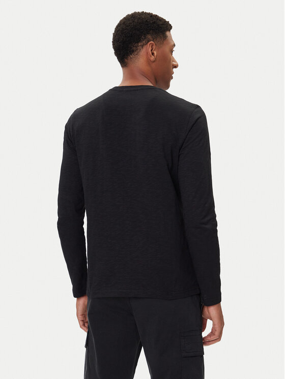 Aeronautica Militare Aeronautica Militare Longsleeve 252TS2487UJ00709 Negru Regular Fit