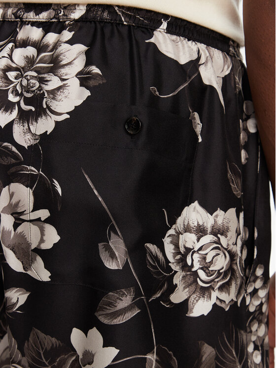 Dolce&Gabbana Dolce&Gabbana Šortky z materiálu GV37AT IS1VS Černá Regular Fit
