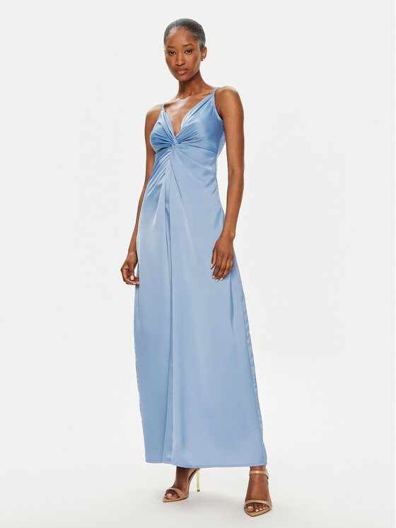 YAS YAS Večerní šaty Athena 26032472 Modrá Regular Fit