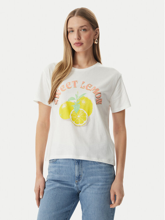 Morgan Tricou 261-DLEMON Alb Regular Fit