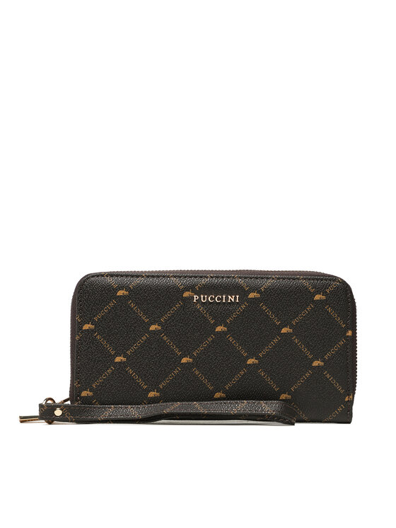 Puccini Puccini Große Damen Geldbörse PLXP0313 Braun