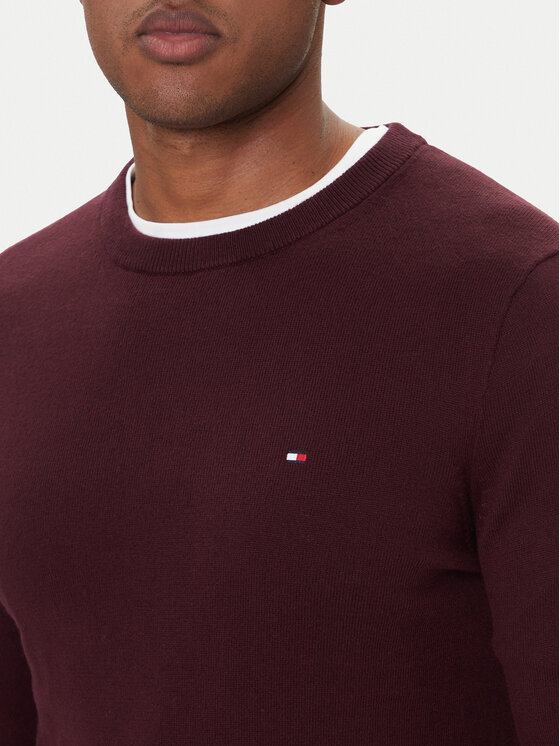 Tommy Hilfiger Tommy Hilfiger Светр MW0MW28046 Бордовий Regular Fit