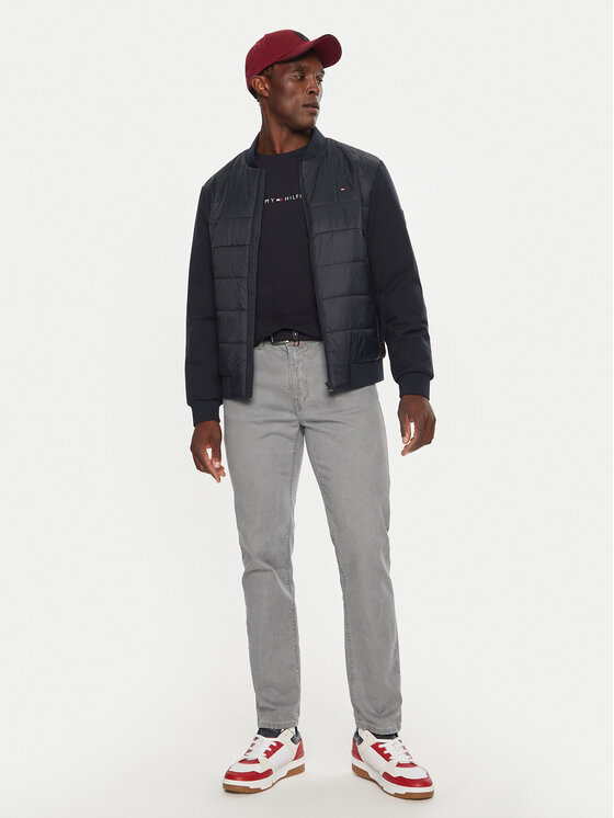 Tommy Hilfiger Tommy Hilfiger Bomber MW0MW35653 Blu scuro Regular Fit
