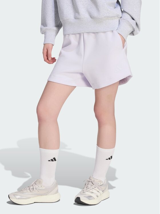 adidas adidas Szorty materiałowe 151625 Fioletowy Loose Fit
