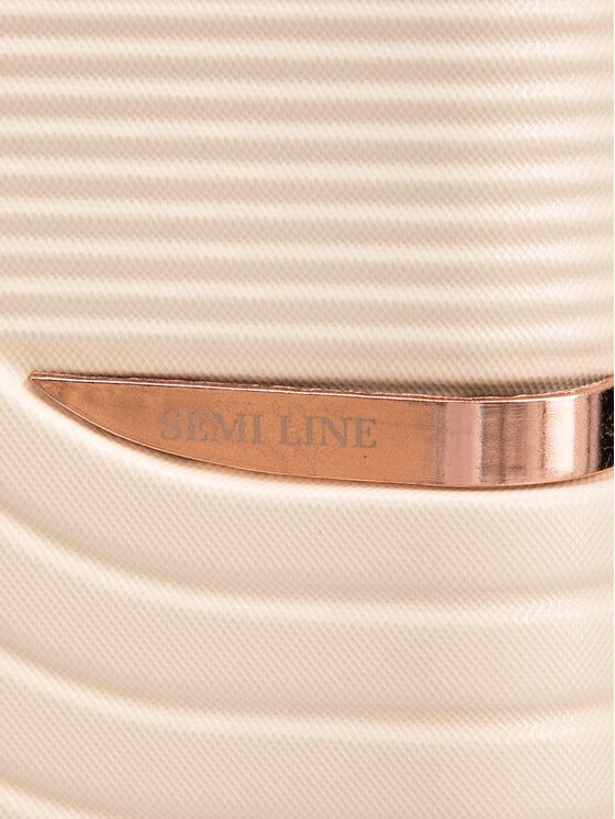 Semi Line Semi Line Velký kufr T5809-5 Écru