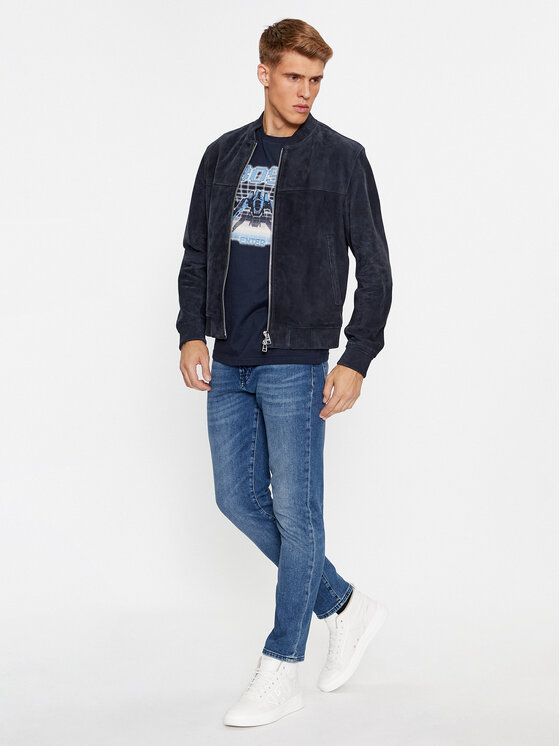 BOSS Boss Farmer Re.Maine BC-C 50501843 Kék Regular Fit