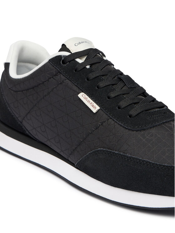 Calvin Klein Calvin Klein Sneakers Retro Runner Ripstop Aop Ny HM0HM02140 Negru
