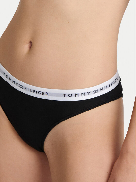 Tommy Hilfiger Tommy Hilfiger Stringi UW0UW05875 Czarny