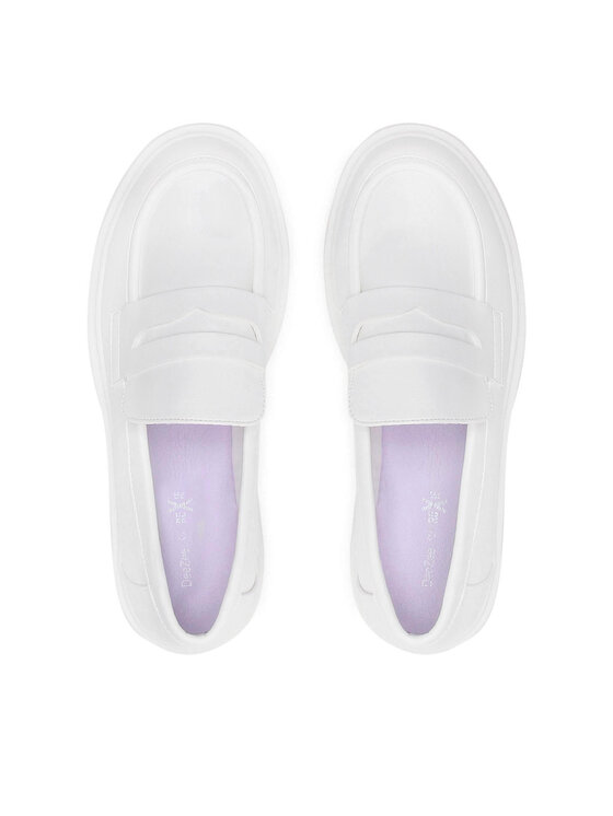 DeeZee DeeZee Loafers H13123D-3 Λευκό