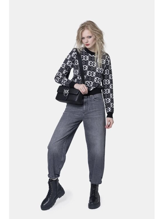 PINKO PINKO Jeans Estelle Grigio Regular Fit