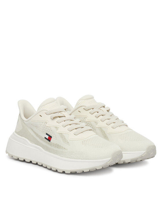 Tommy Jeans Tommy Jeans Sneakersy Tjw Sporty Knit Runner EN0EN02962 Bílá