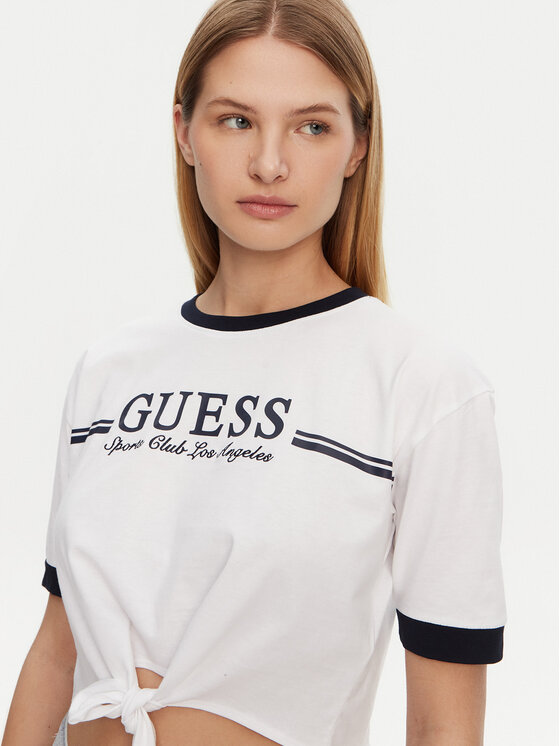 Guess Guess Marškinėliai V5GI05 I3Z14 Balta Regular Fit