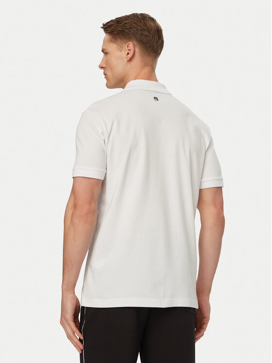 BOSS BOSS Polo Open 50560261 Biały Regular Fit