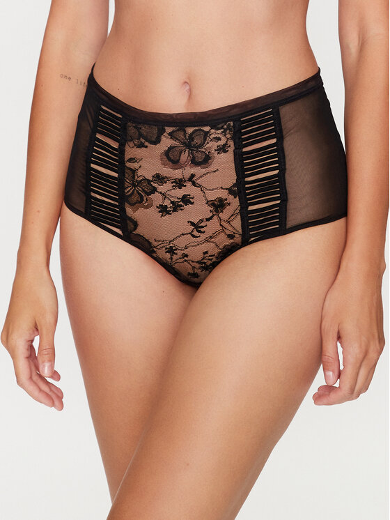 Chantelle X Klasické nohavičky s vysokým pásom Impulse C01G40 Čierna