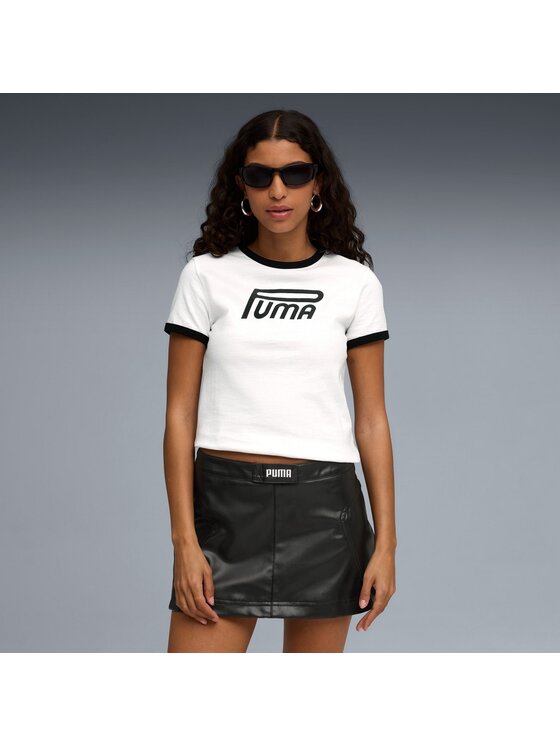 Puma Puma T-Shirt 632122 Biały Regular Fit