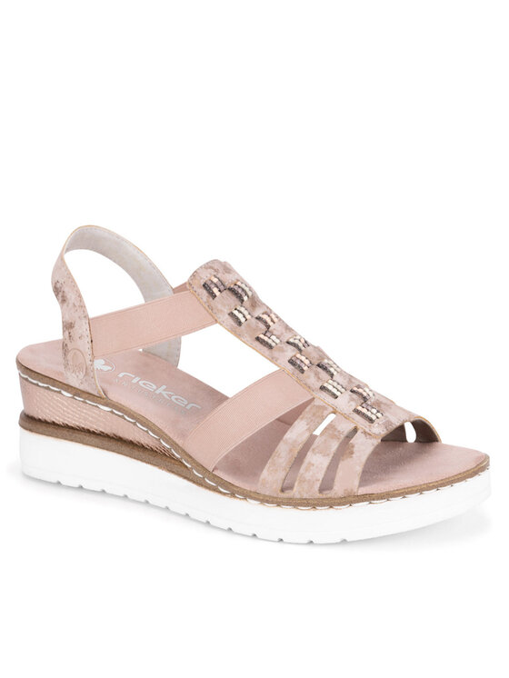 Rieker Rieker Sandalen V3822-31 Rosa