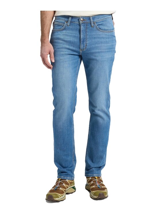 Lee Lee Jeansy 112376332 Niebieski Regular Fit