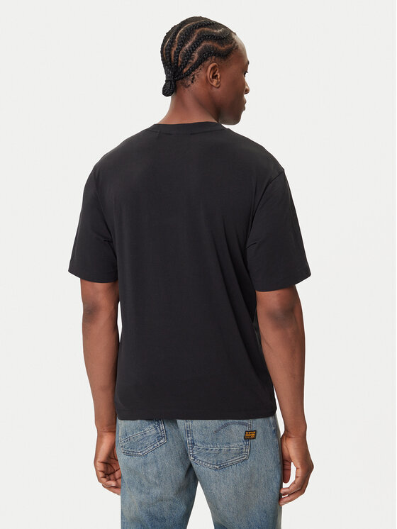 HUGO HUGO T-särk Nugix 50543485 Must Regular Fit