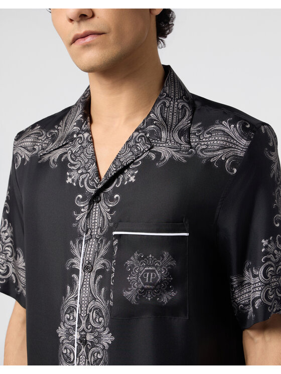 PHILIPP PLEIN PHILIPP PLEIN Koszula 31217 Czarny Regular Fit