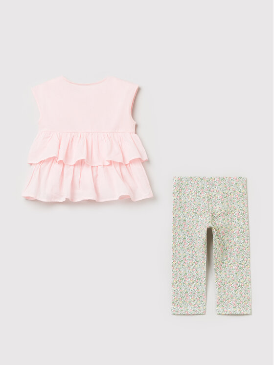 OVS OVS Set Bluse und Leggings 1489187 Rosa Regular Fit