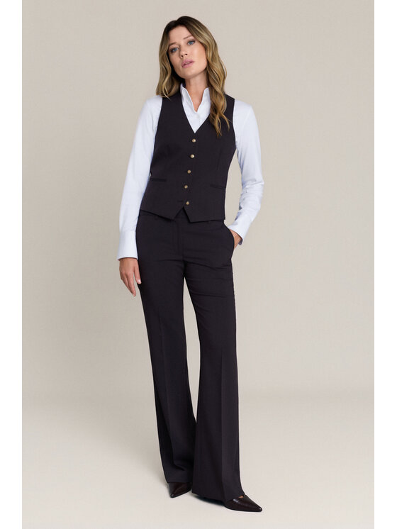 Lancerto Lancerto Kamizelka Antonella KA073126000014 Brązowy Regular Fit