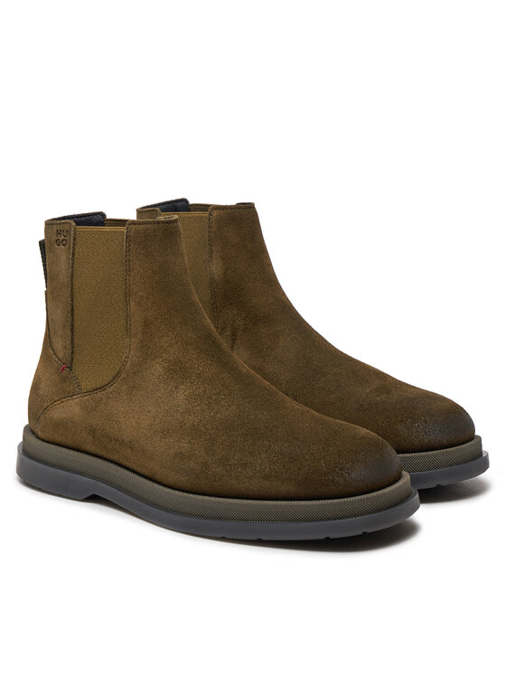 HUGO Hugo Klassische Stiefeletten Chaol Cheb 50522967 Grün