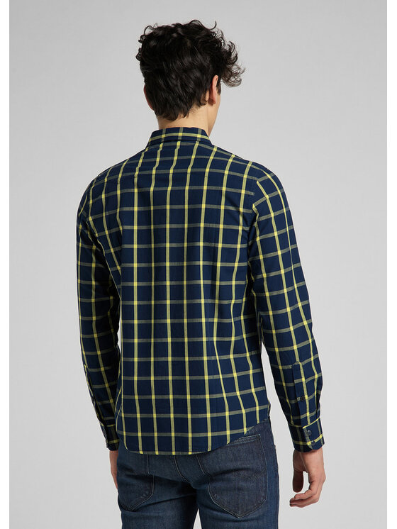 Lee Lee Camicia RIDER SHIRT Blu Regular Fit