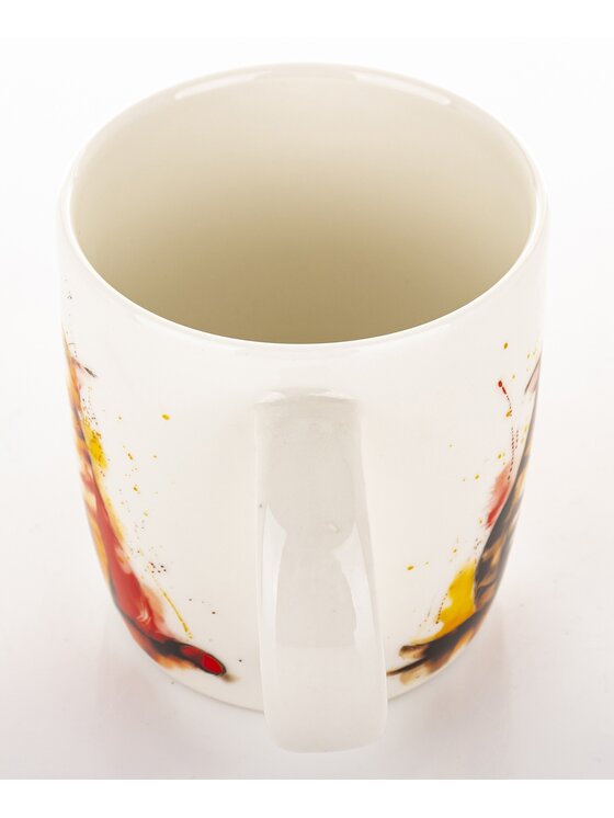 MIAhome MIAhome Kubek porcelanowy 350 ml koty GATTI Biały