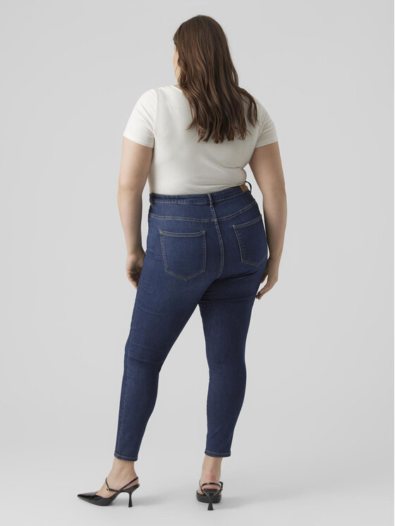 Vero Moda Curve Vero Moda Curve Jeans Phia 10285012 Dunkelblau Skinny Fit
