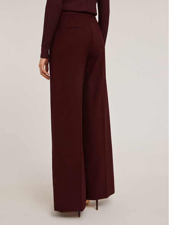 Motivi Motivi Pantaloni di tessuto P202Q003758N036 Bordeaux Over Fit