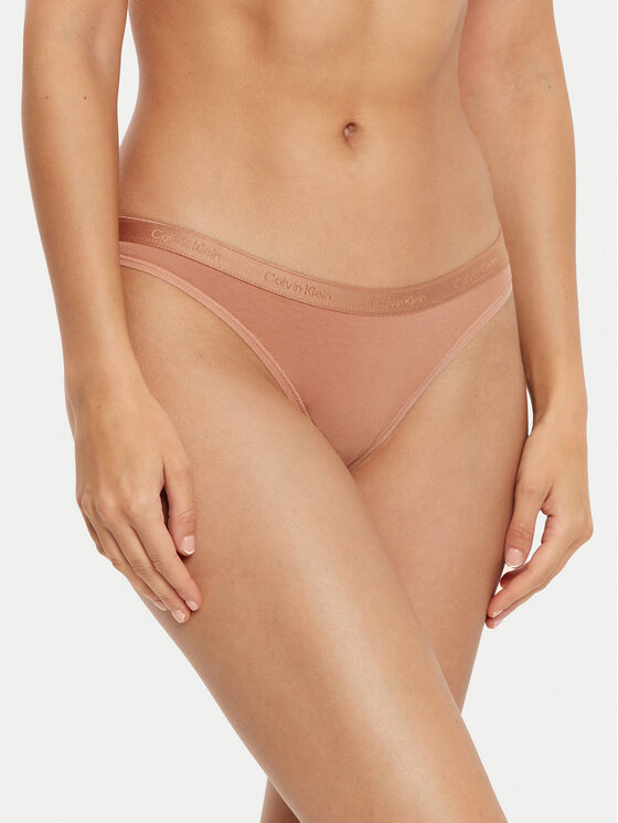 Calvin Klein Underwear Calvin Klein Underwear Set od 5 pari tangica Thong 5pk 000QD5247E Šarena