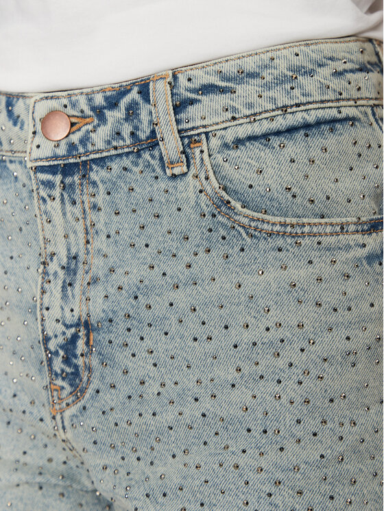 Guess Guess Pantaloni scurți de blugi W5GD74 D5LQ2 Albastru Regular Fit