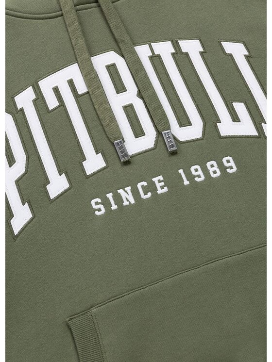 PITBULL PITBULL Bluza NORTON Zielony Regular Fit