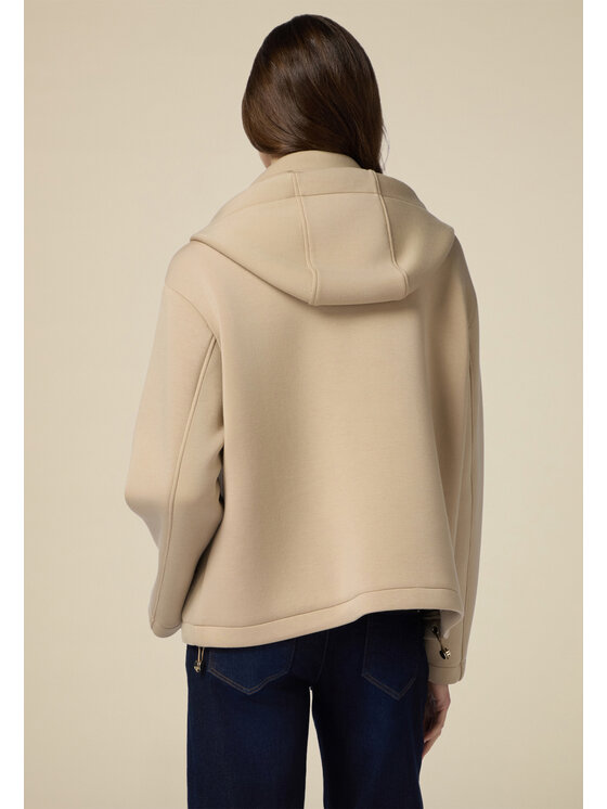 Oltre Oltre Cappotto 8139J000206N002 Écru Baggy Fit