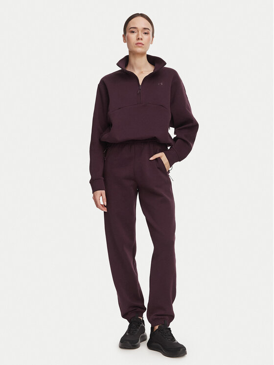 Under Armour Under Armour Bluza Ua Unstoppable 6013519 Bordowy Loose Fit