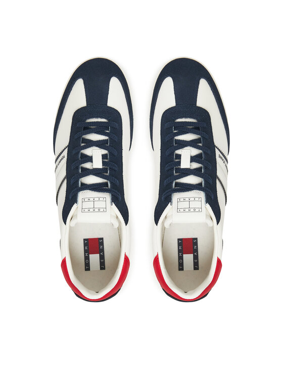 Tommy Jeans Tommy Jeans Laisvalaikio batai Tjm Retro Runner Cleated EM0EM01619 Balta
