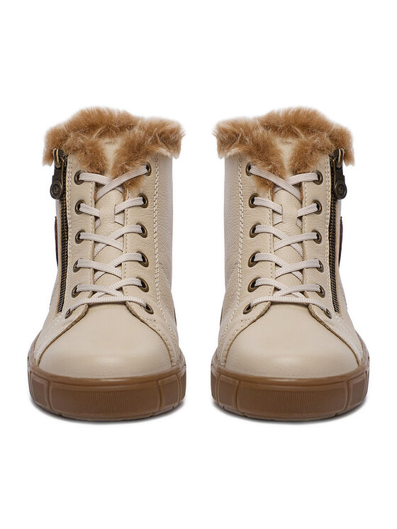 Remonte Remonte Schnürschuhe CEO-D1T72-60 Beige