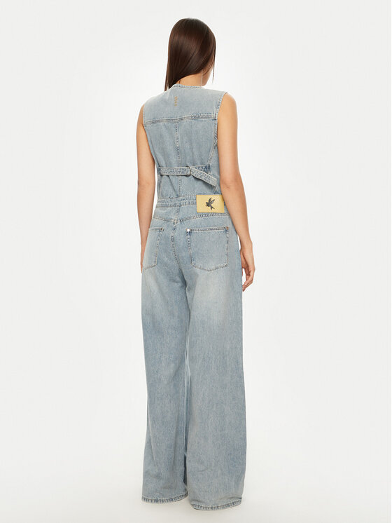One Teaspoon One Teaspoon Jumpsuit Love Machines 26793 Blu Regular Fit